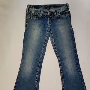 Women's Silver Brand Aiko Bootcut Jeans Size 27